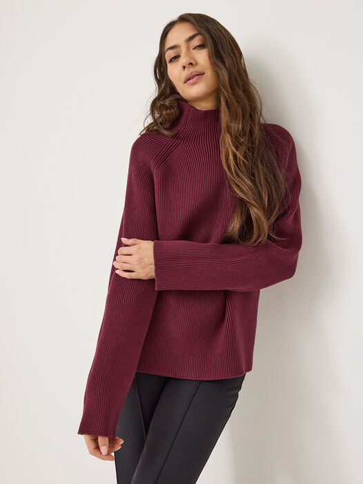 Gebreide trui, Fig, hi-res