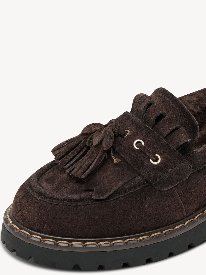 Lederslipper - braun, MOCCA, hi-res