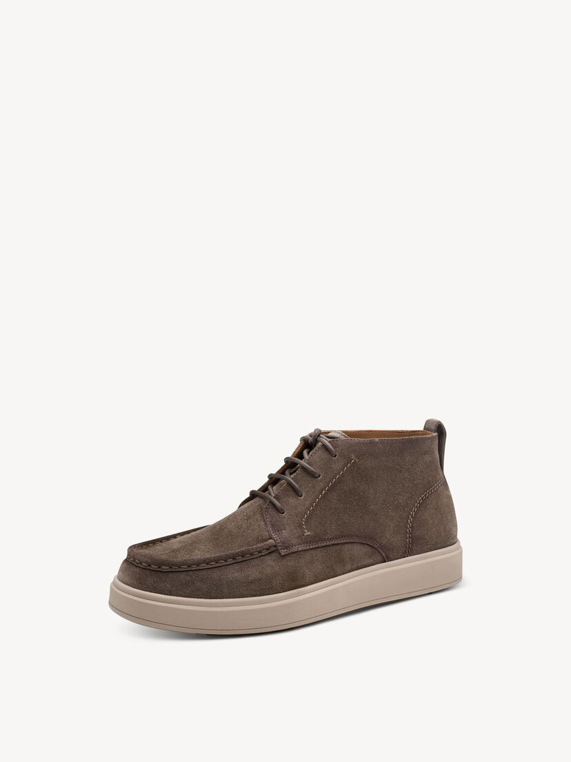 Leren Sneaker - beige, TAUPE, hi-res