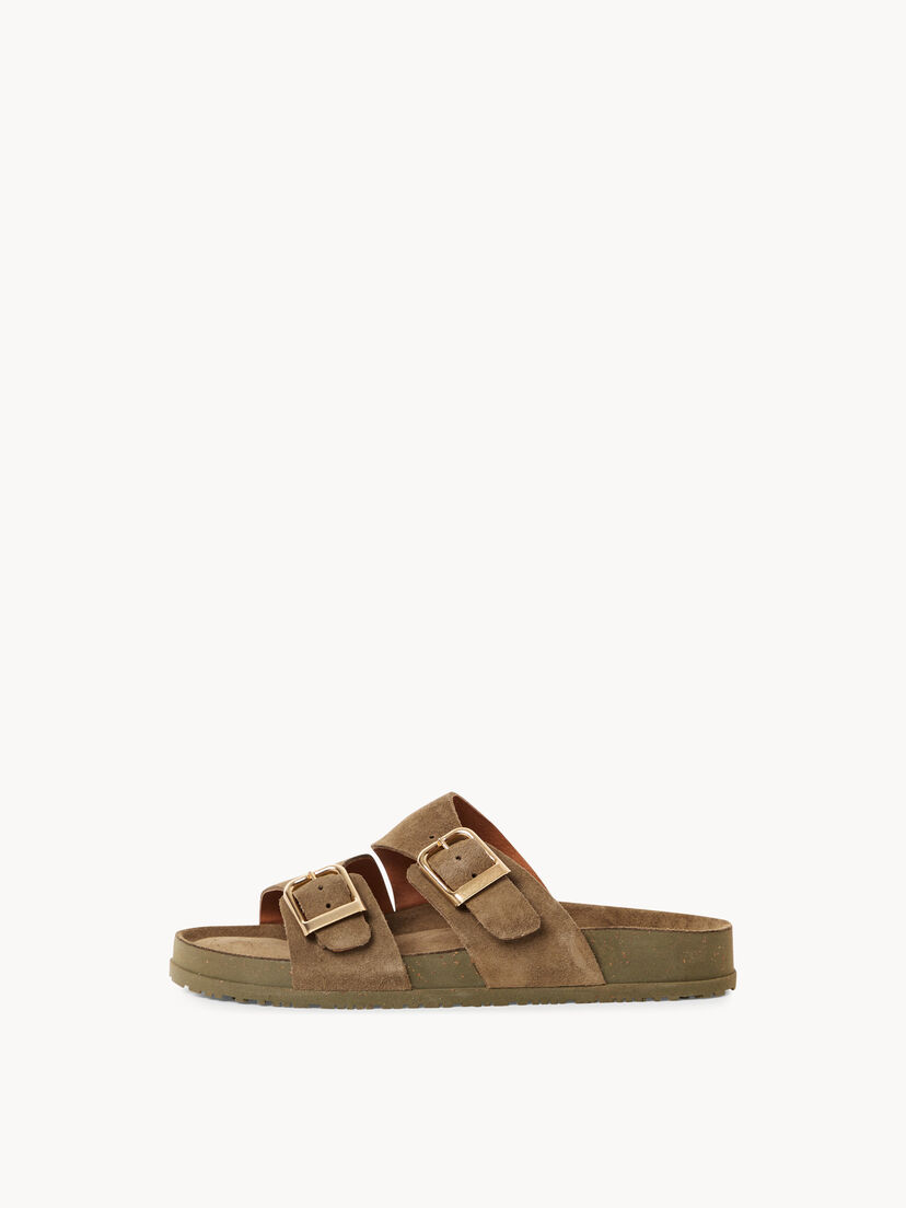 Slipper, OLIVE, hi-res