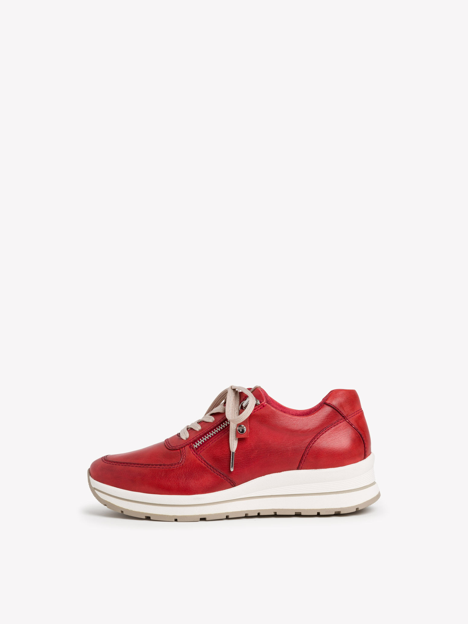 Leather Sneaker - red 1-1-23740-24-533 