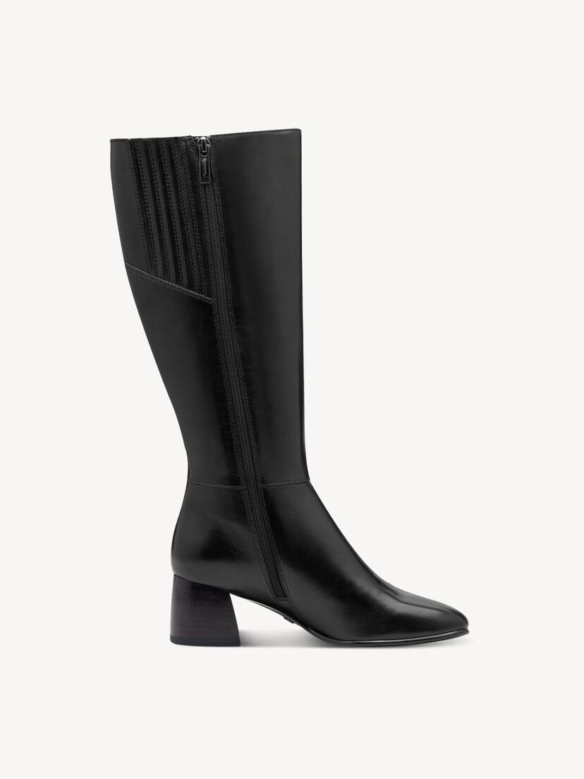 Laarzen, BLACK LEATHER, hi-res