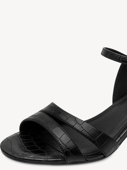 Sandaaltje, BLACK CROCO, hi-res