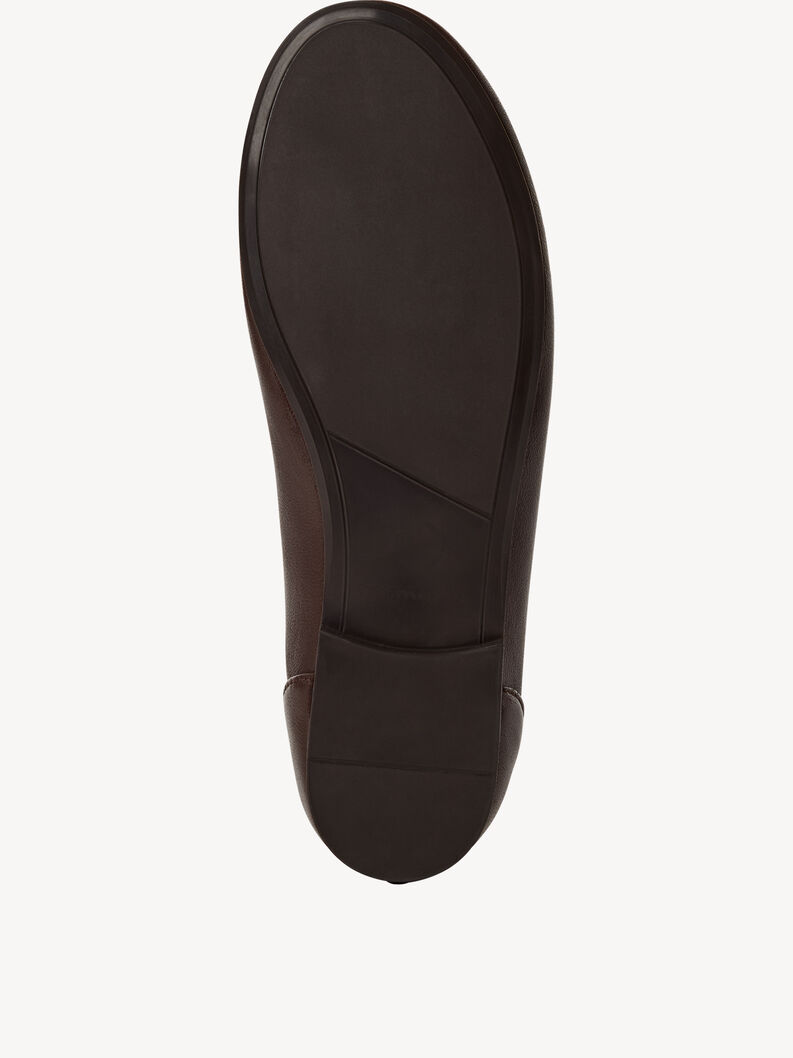 Leather Ballerina - brown, 304, hi-res