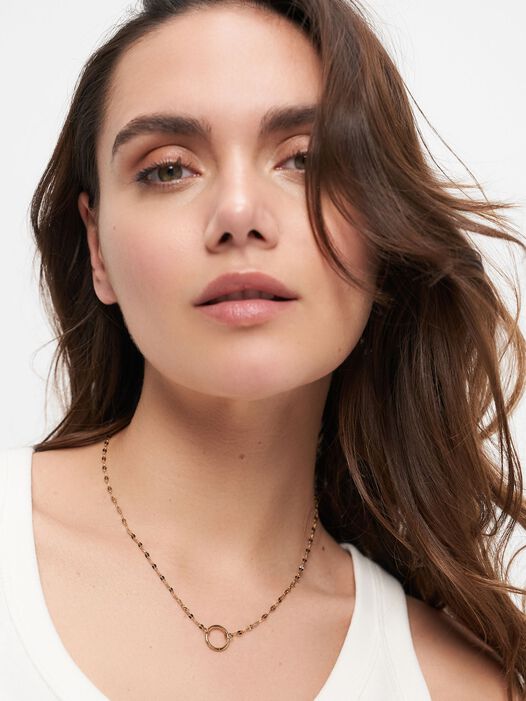 Halskettinge, goud, hi-res