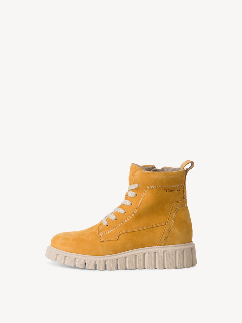 Lederstiefelette gelb 1-25268-43-684: Tamaris Stiefeletten