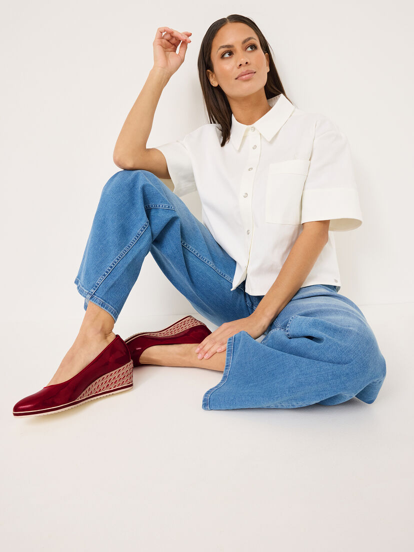 Sleehakpumps - rood, RED, hi-res