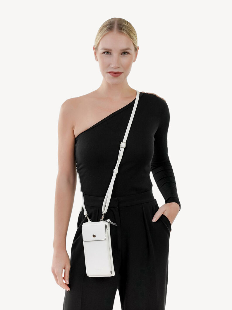 &Eacute;tui pour t&eacute;l&eacute;phone portable - blanc, white, hi-res