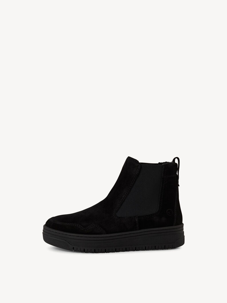 Leder Chelsea Boot - schwarz, BLACK, hi-res