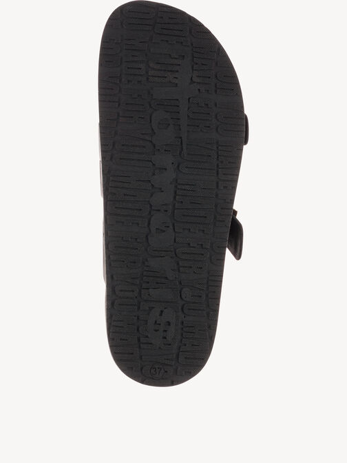 Mule, BLACK LEATHER, hi-res