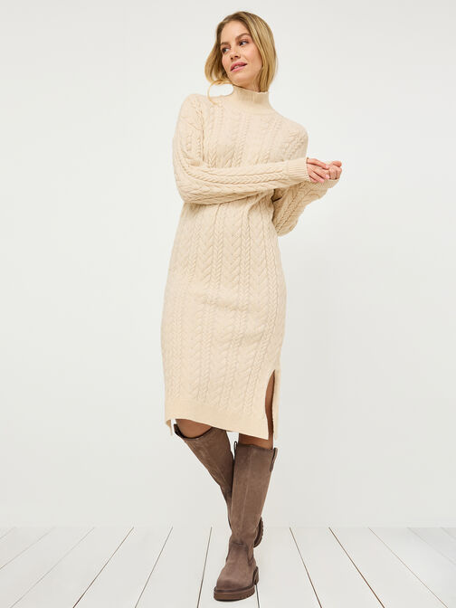 Strickkleid, Tapioca Melange, hi-res