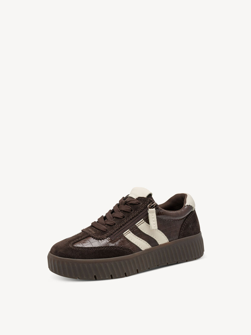Sneaker - bruin, MOCCA CROCO, hi-res