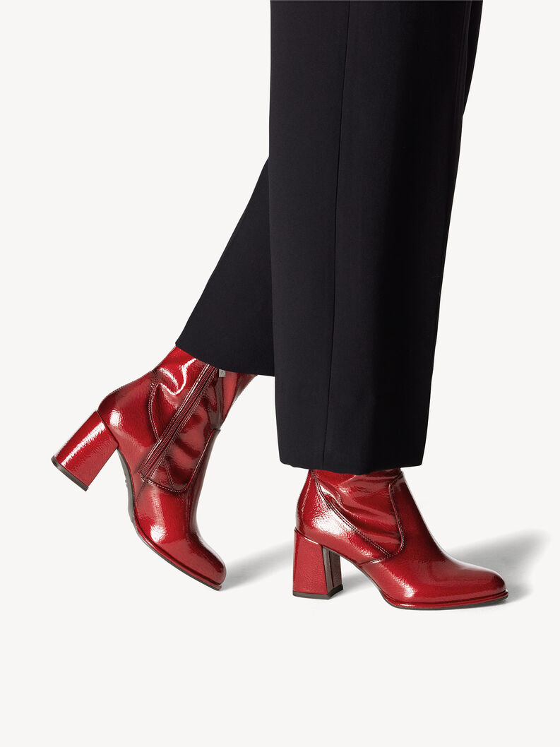 Bootie - red, RED PATENT, hi-res