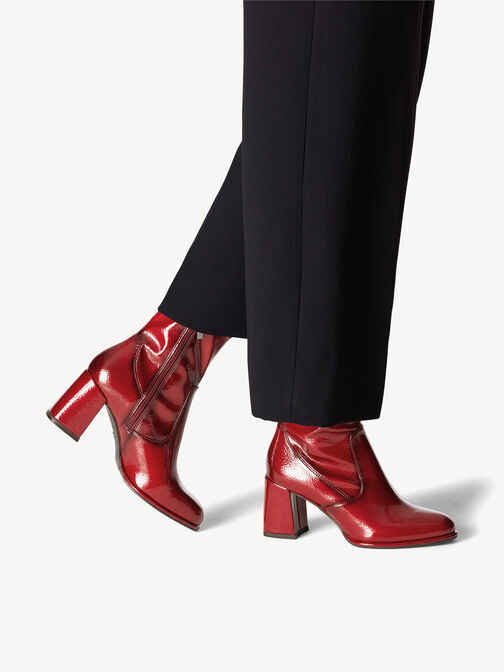 Stiefelette, RED PATENT, hi-res