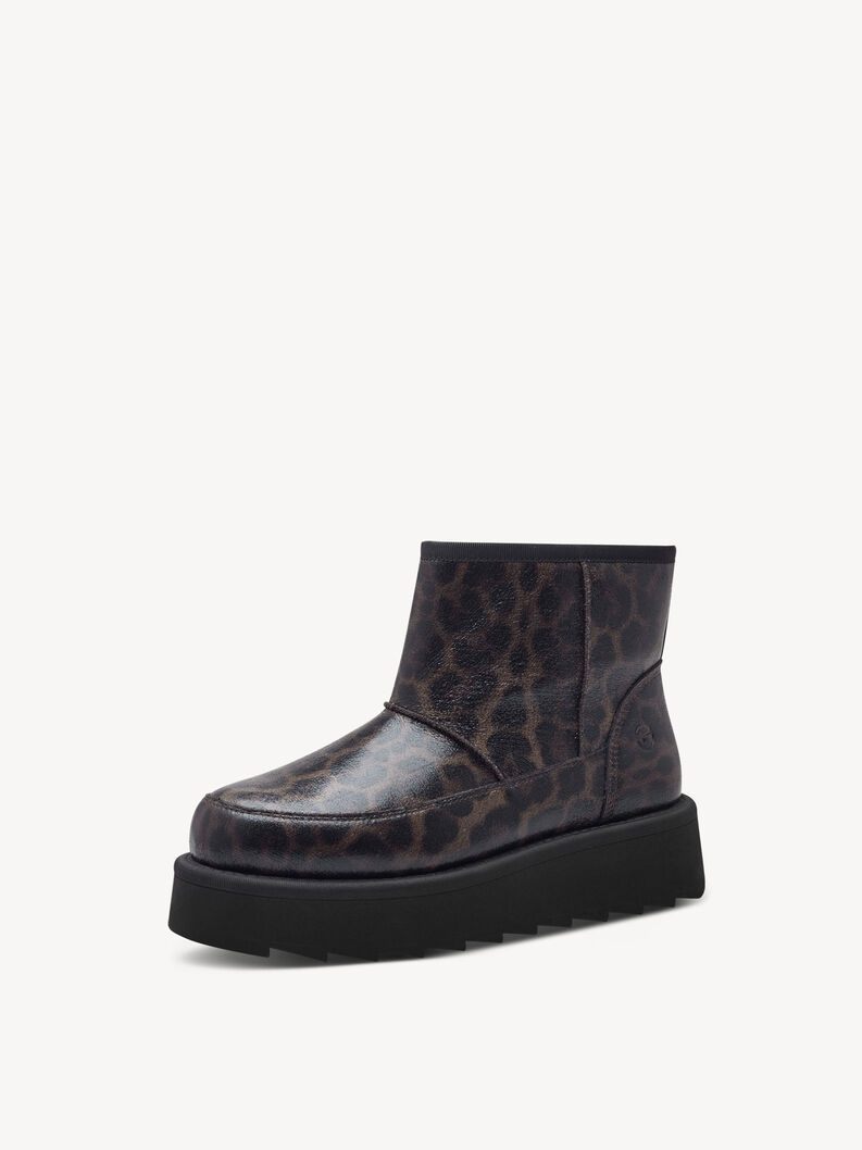 Bottine - marron doublure chaude, LEOPARD, hi-res