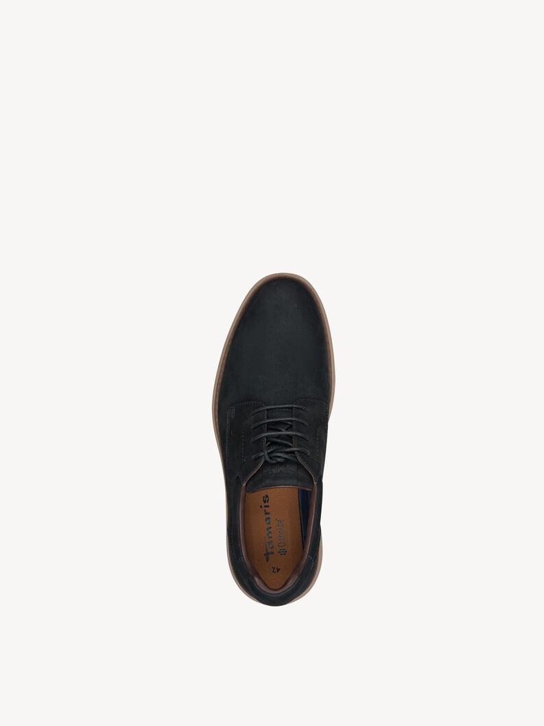 Derbie en cuir - bleu, NAVY, hi-res