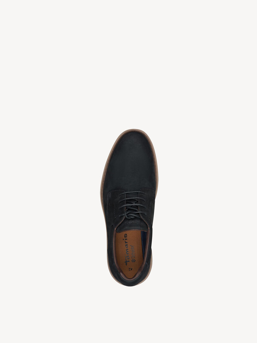 Leren Lage schoen - blauw, NAVY, hi-res
