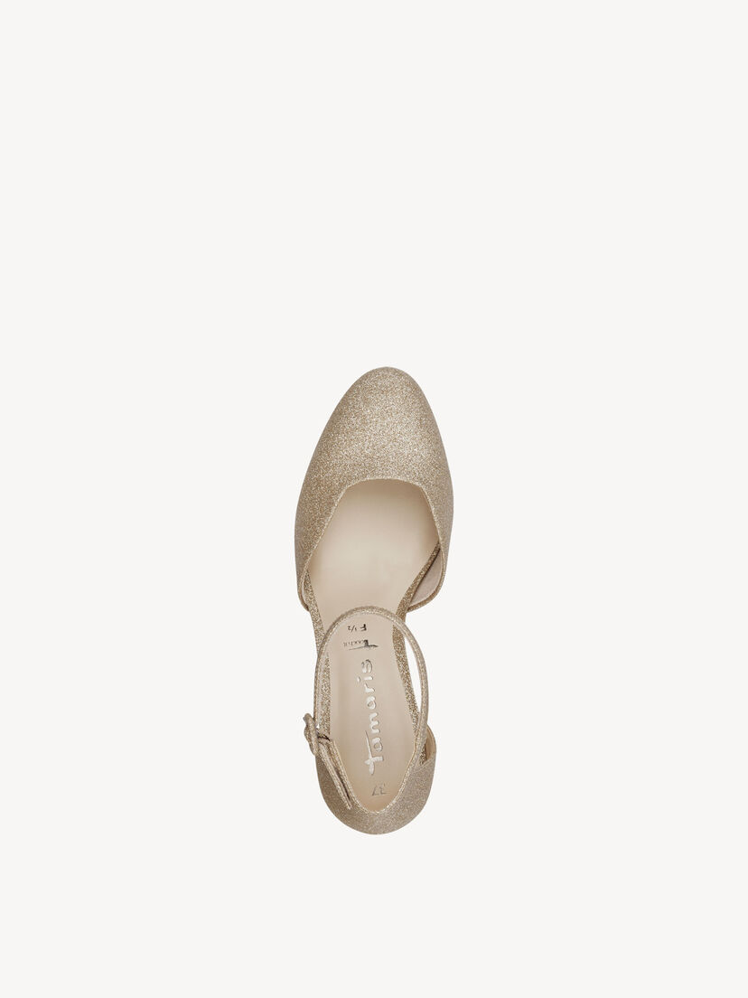 Pumps - metallic, LT.GOLD GLAM, hi-res