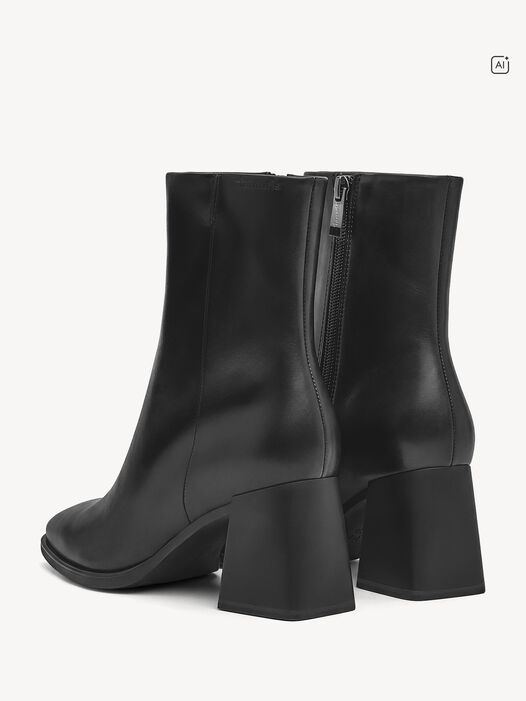 Enkellaarsje, BLACK LEATHER, hi-res