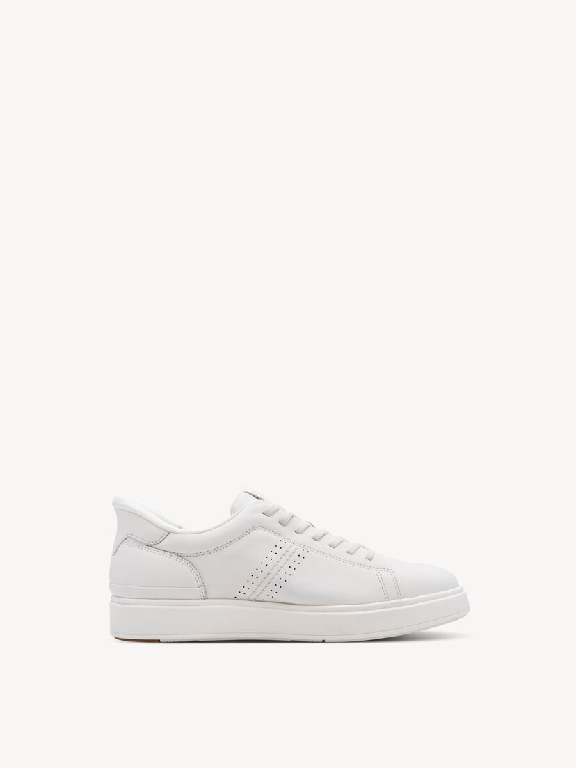 Leren Sneaker - wit, WHITE, hi-res
