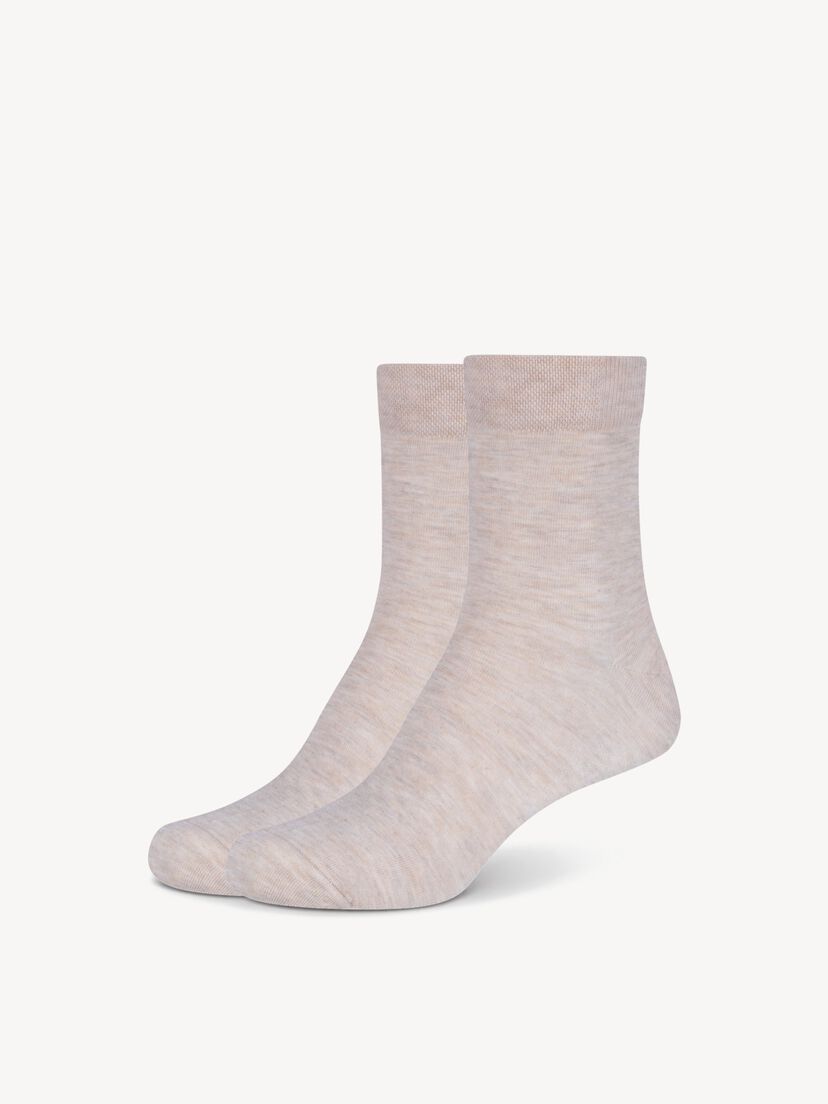 Sokken 2-pack - beige, nature melange, hi-res