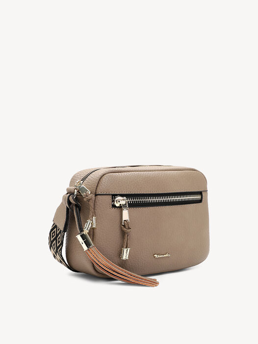 Schoudertas, taupe, hi-res