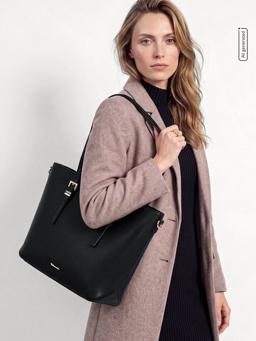 Shopper, black, hi-res