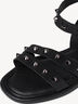 Leather Sandal - undefined, BLACK, hi-res