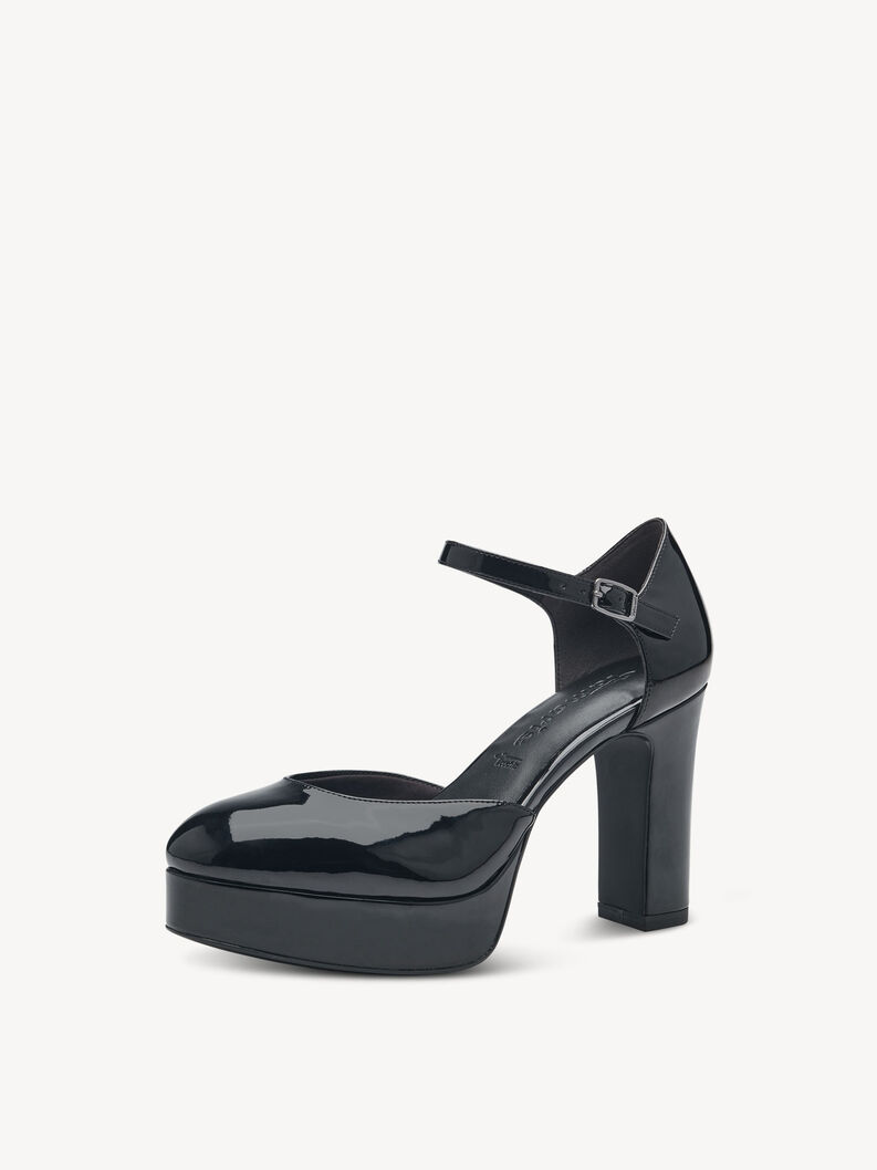 Cz&oacute;łenka - czarny, BLACK PATENT, hi-res