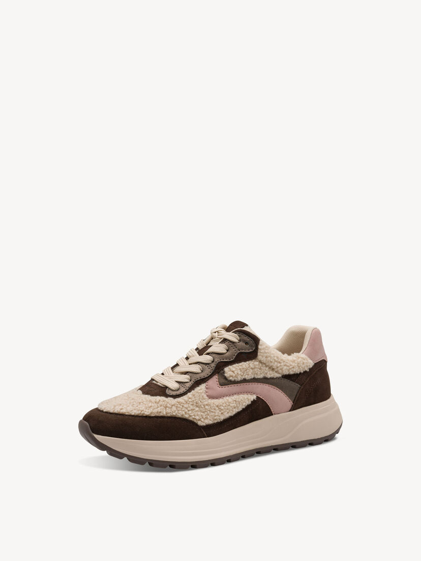 Sneaker - bruin, MOCCA/ROSE, hi-res