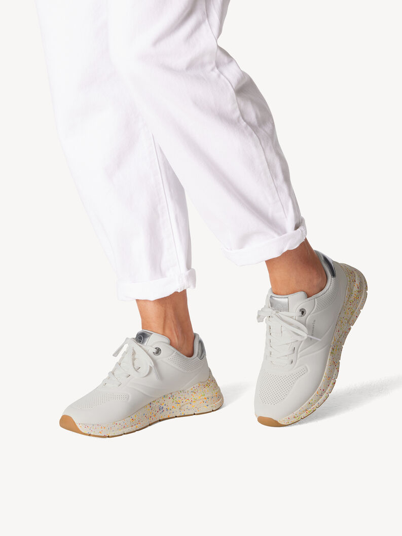 Sneaker - hvid, WHITE COMB, hi-res