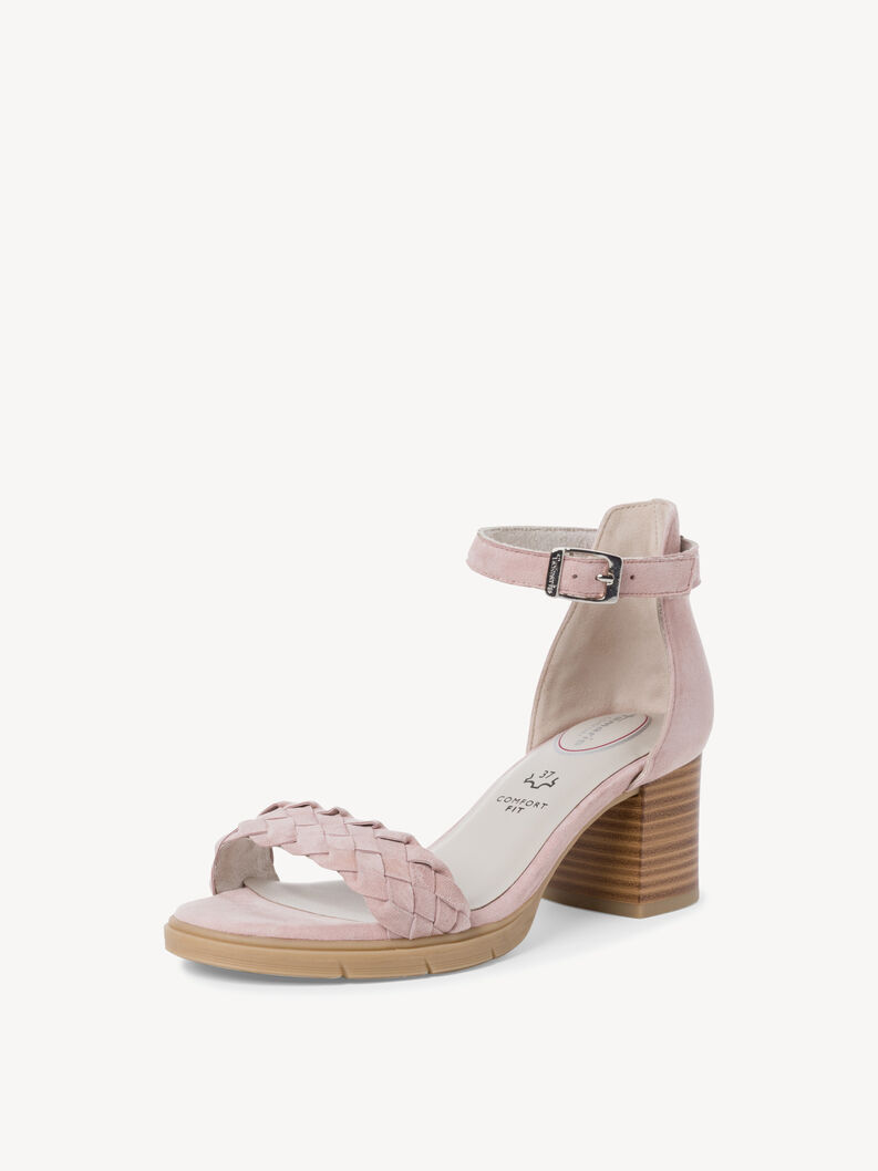 Kožené sandálky - růžová, ROSE, hi-res