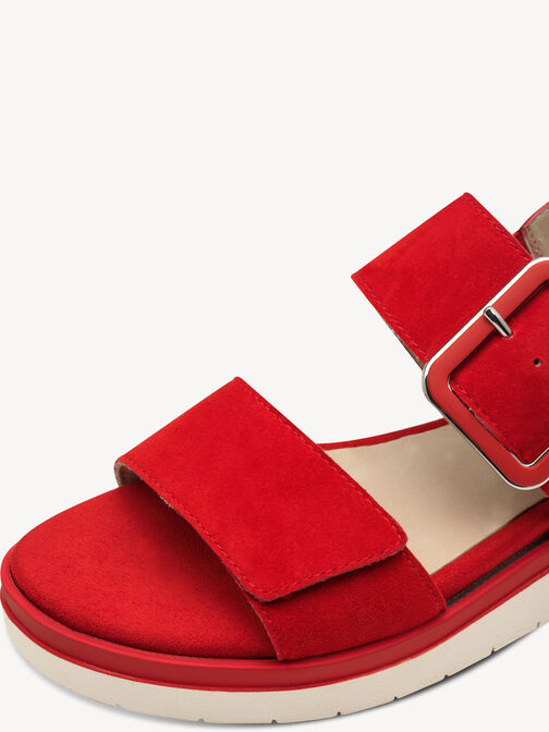 Sandalette, RED SUEDE, hi-res