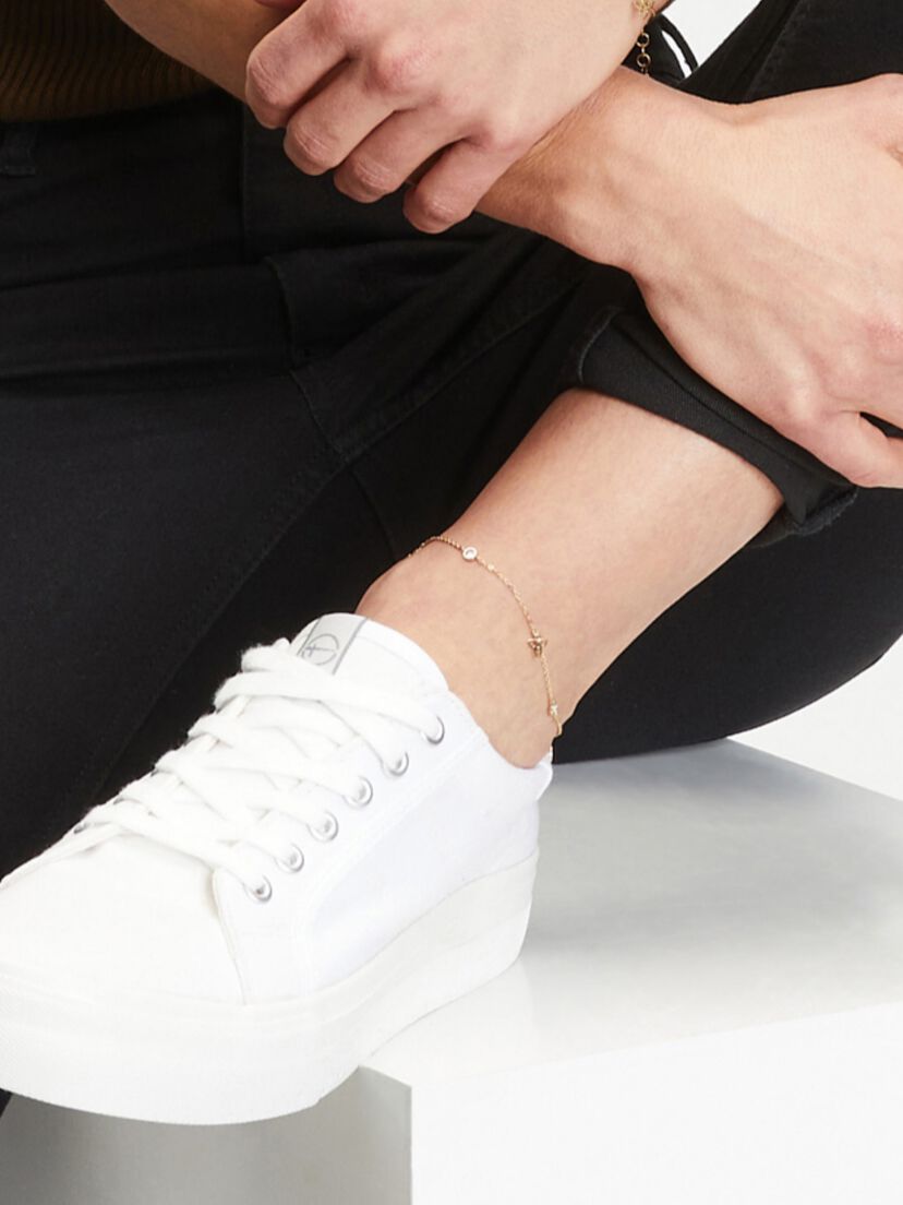 Enkelband - goud, goud, hi-res