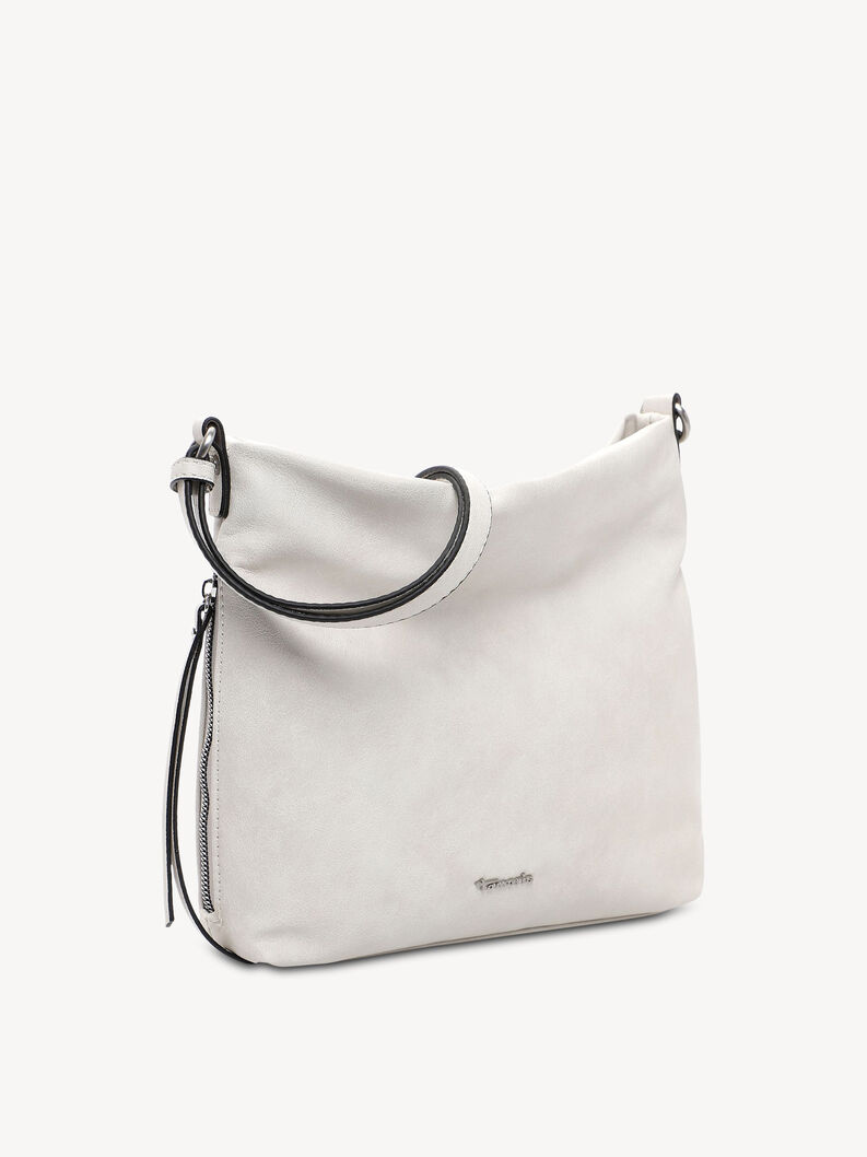 Umh&auml;ngetasche - grau, ecru, hi-res