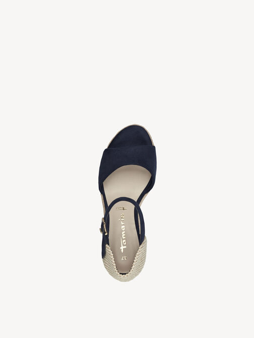 Heeled sandal, NAVY, hi-res