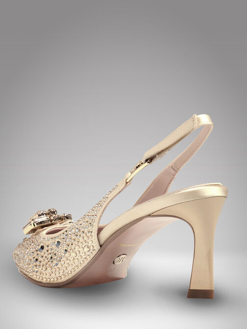 sling pumps, CHAMPAGNE, hi-res