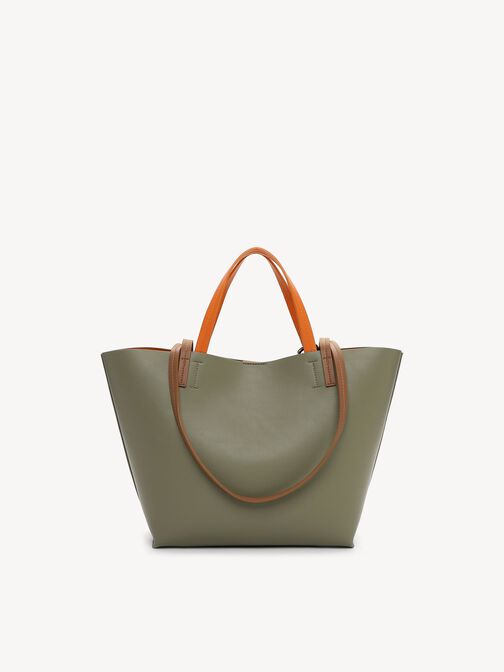 Shopping bag, khaki, hi-res
