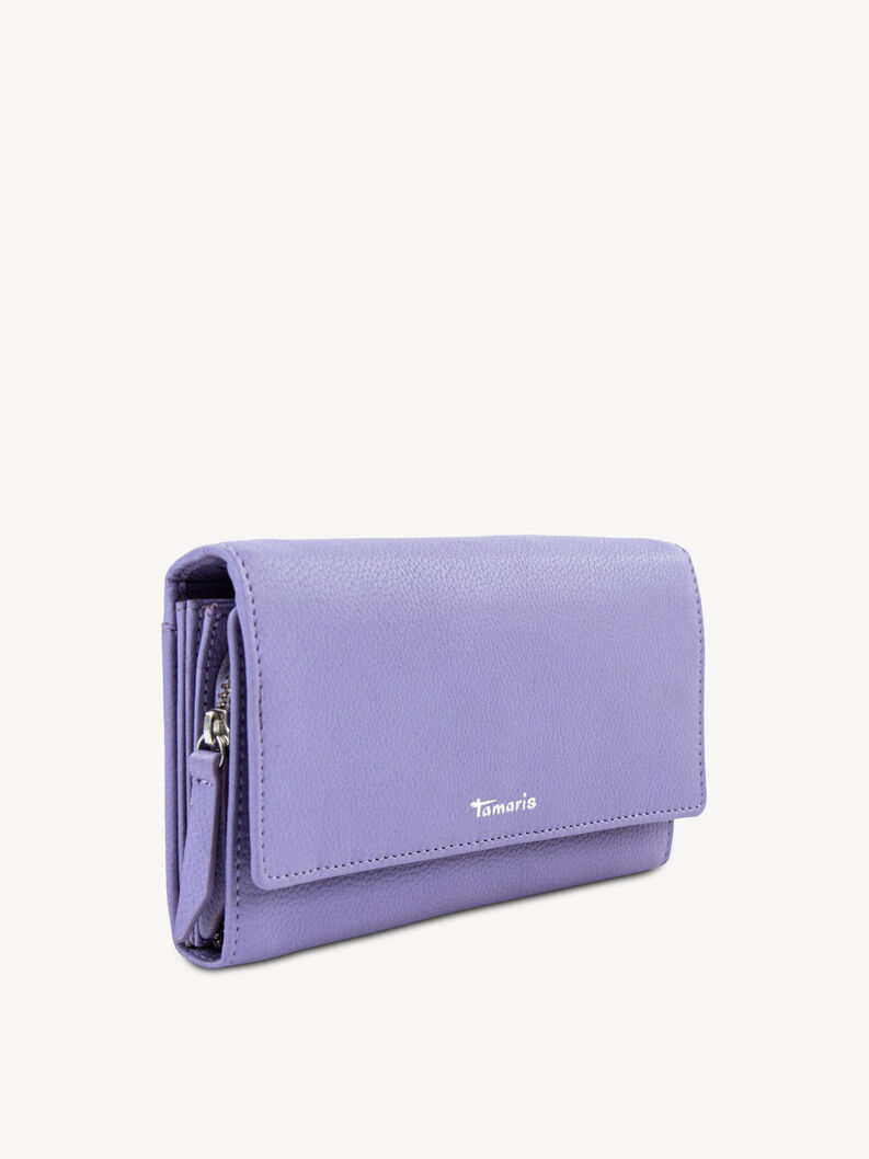 Ledergeldb&ouml;rse - lila, lightpurple, hi-res