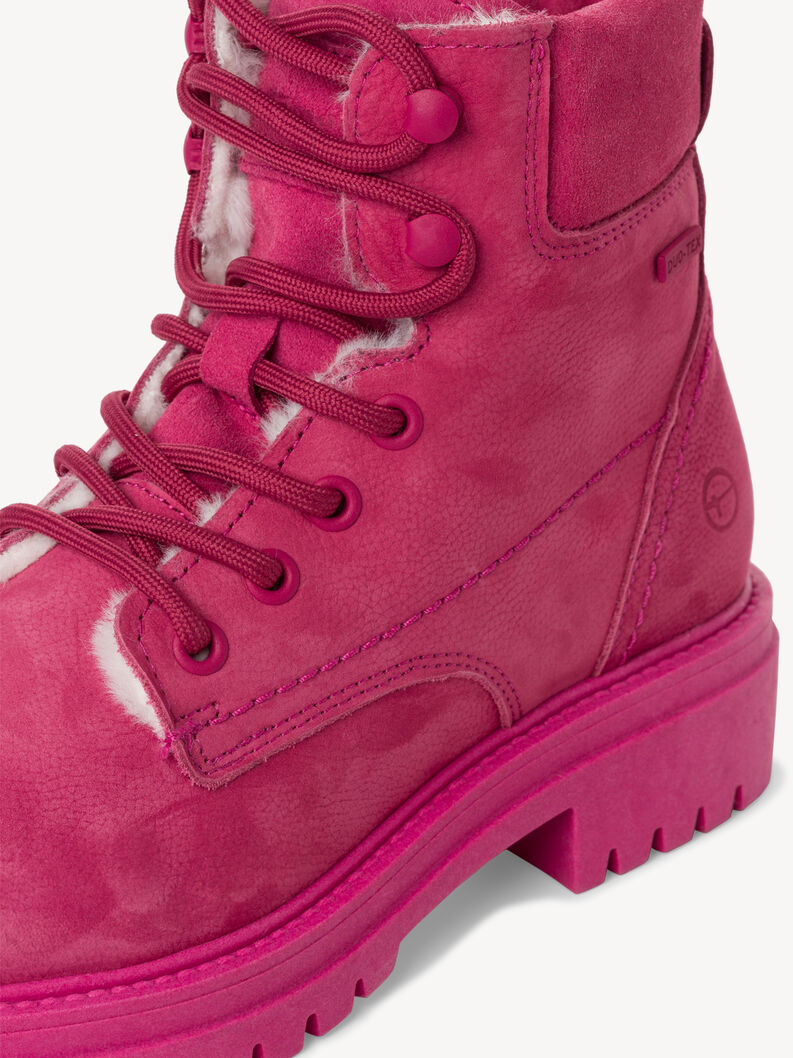 Lederstiefelette - pink Warmfutter, FUXIA, hi-res