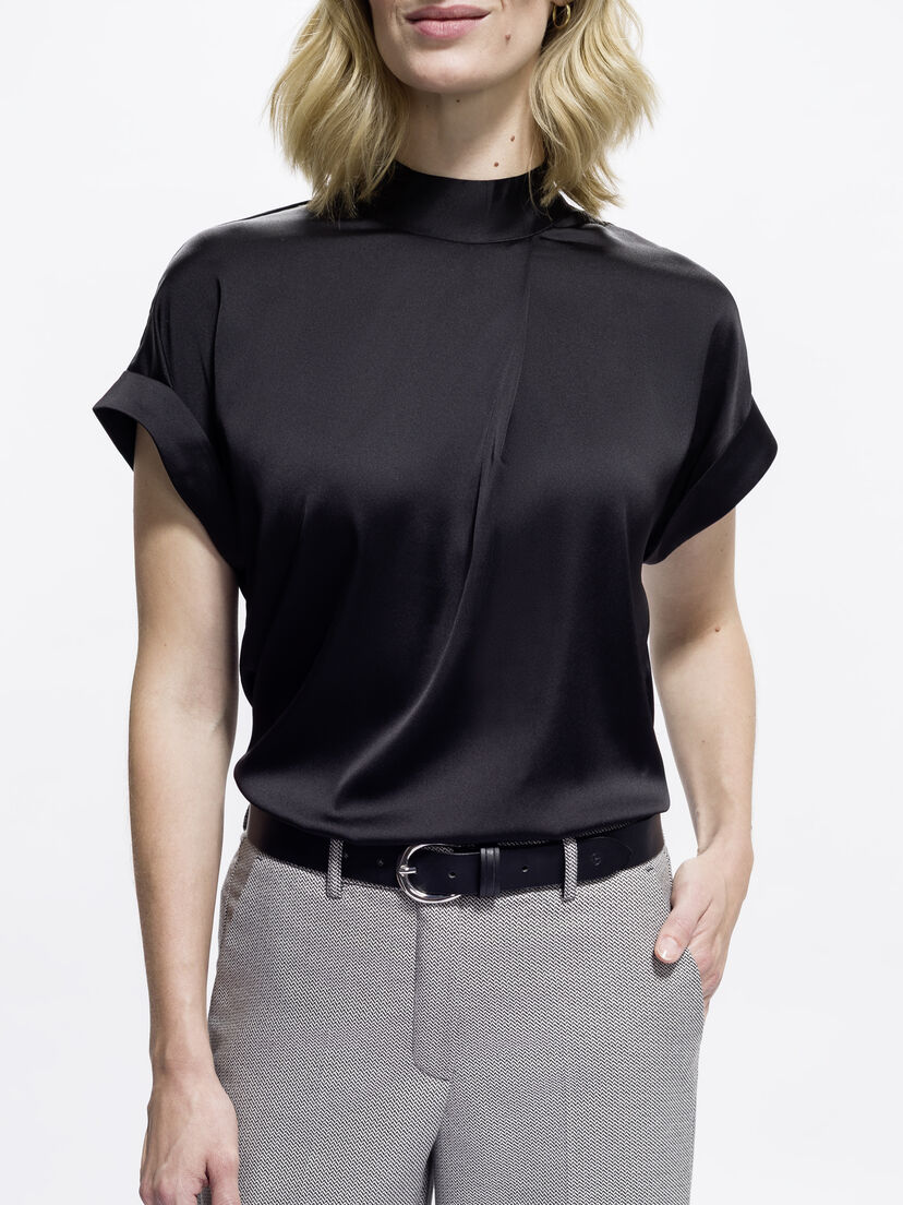 Leren riem, zwart, hi-res