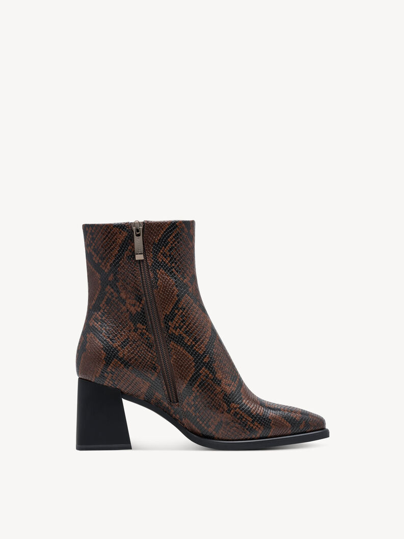 Bottine - marron, MOCCA SNAKE, hi-res