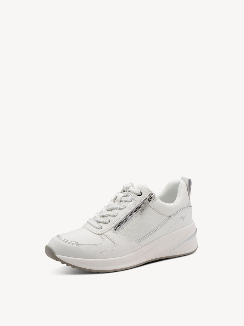 Sneaker - wei&szlig;, WHITE/SILVER, hi-res