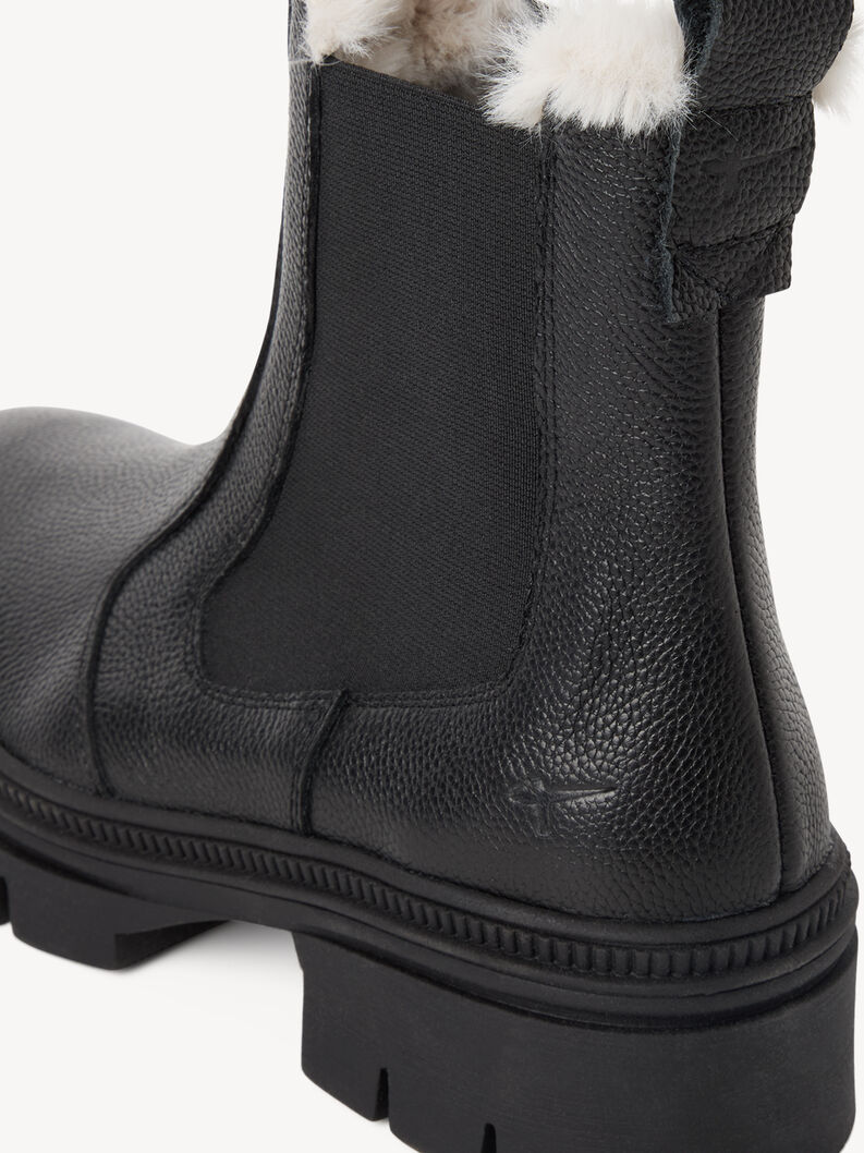 Stiefelette, BLACK LEATHER, hi-res