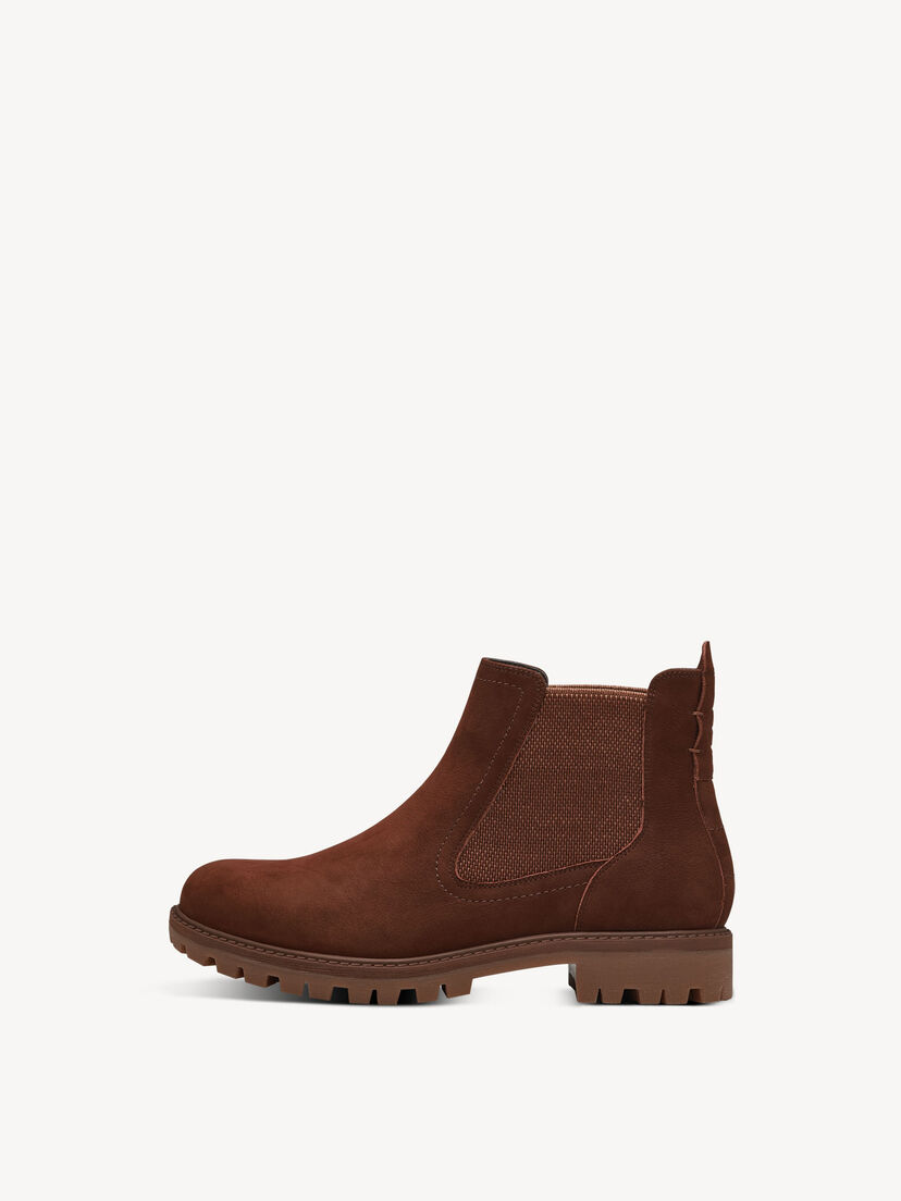 Leren Chelseaboot - bruin, MAROON, hi-res