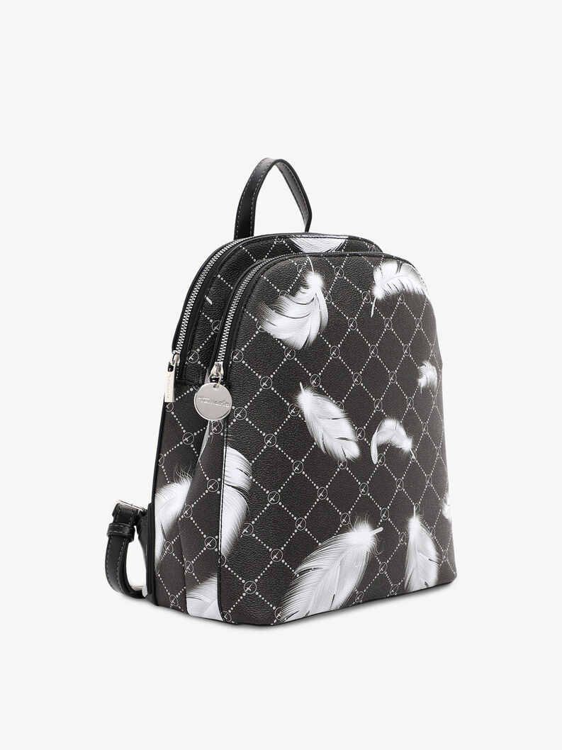 Backpack - black, black-feather, hi-res