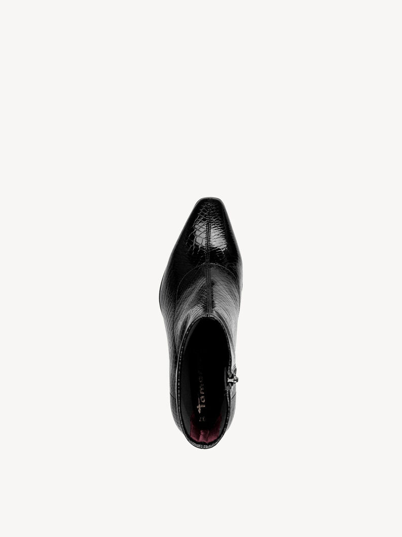 Stiefelette - schwarz, BLACK CROCO, hi-res