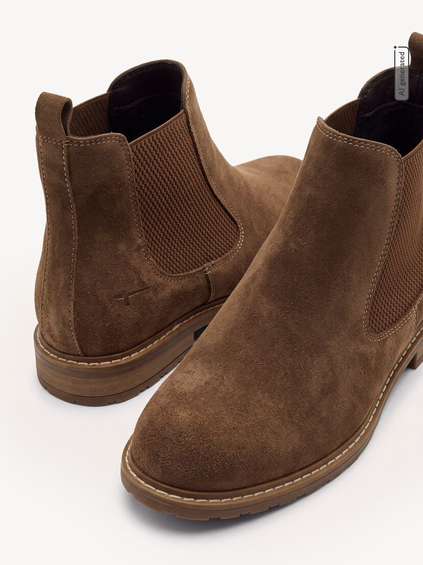 Chelseaboot, BROWN SUEDE, hi-res