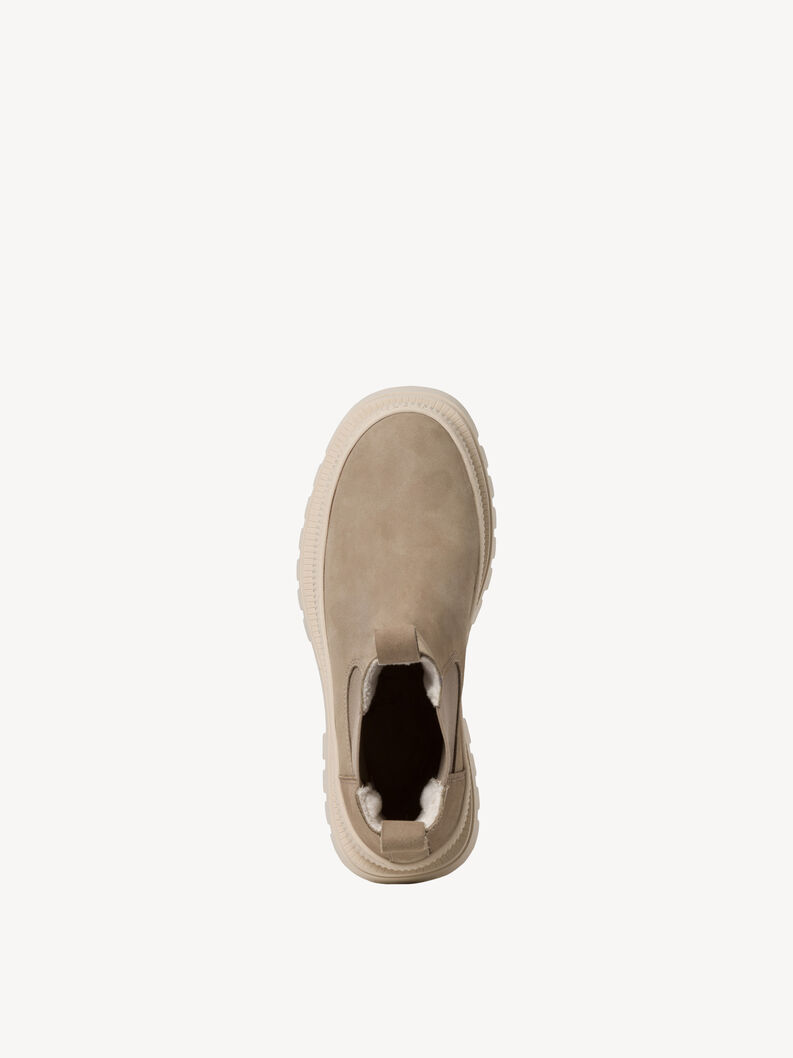 Leder Chelsea Boot - beige, TAUPE, hi-res