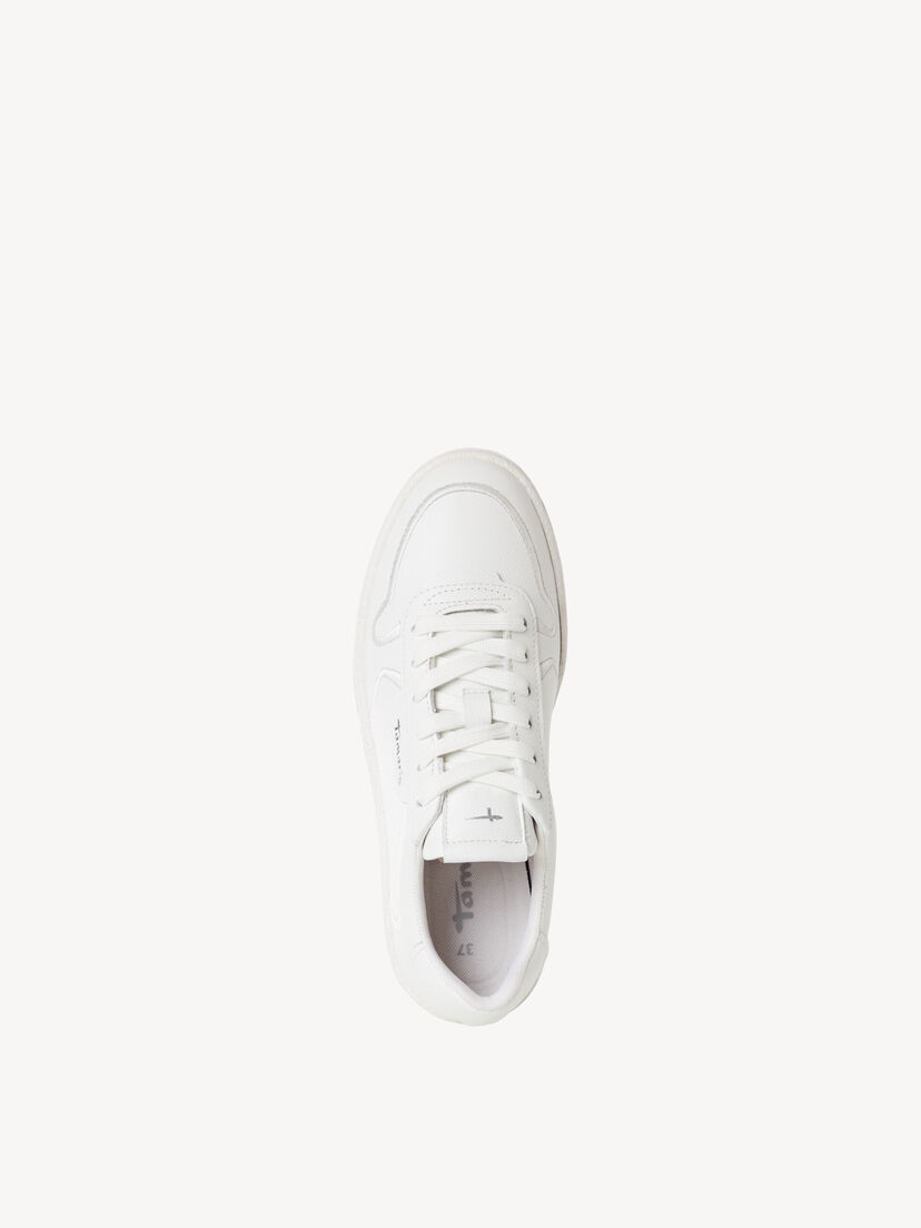 Sneaker, WHITE LEATHER, hi-res
